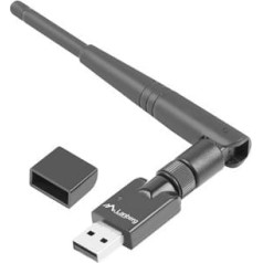 Lanberg n150 nc-0150-we tīkla karte (usb 2.0, wifi antenas savienotājs)