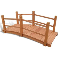 Anself Wooden Garden Bridge Dīķa tilts 140 x 60 x 56 cm