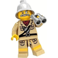 LEGO minifigūru kolekcijas 2. sērijas brīvā minifigūra Dschungel Explorer