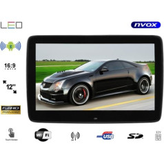 Nvox Automašīnas galvas balstu monitors, kas paredzēts mercedes benz 12 collu LED Full HD ar android un usb sd fm bt wifi 12v