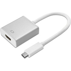 USB Type-C Maclean adapteris, HDMI 1080p 4k @ 30Hz HDCP 2.2, metāla korpuss MCTV-841