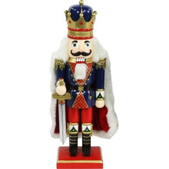 Superior Nutcracker King ar kažokādas apmetni – 38,5 collas