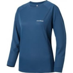 Mont-bell Krekls COOL Long Sleeve T W S Navy