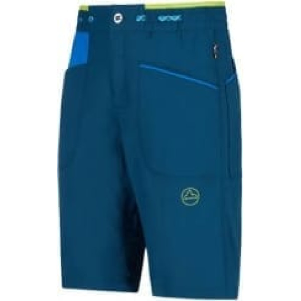 La Sportiva Šorti BELAY Short M XL Storm Blue/Electric Blue