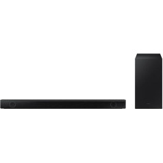 Samsung HW-B450/ZF Soundbar ar 2,1 kanālu zemfrekvences skaļruni 360 W 2022 dziļi basi, telpiskās skaņas efekts, optimizēta skaņa, viena tālvadības pults