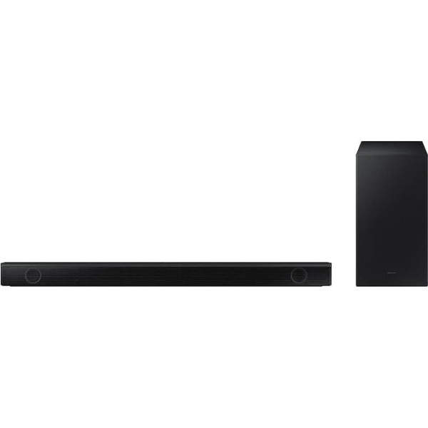 Samsung HW-B450/ZF Soundbar ar 2,1 kanālu zemfrekvences skaļruni 360 W 2022 dziļi basi, telpiskās skaņas efekts, optimizēta skaņa, viena tālvadības pults