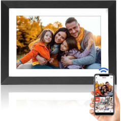 10,1 collu digitālais Bilderrahmen, 1280 x 800 IPS HD skārienekrāns WiFi Fotoattēls ar 16 GB, Automātisks Drehung Frameo Elektronischer Bilderrahmen, Einfache iestatīšana, Fotoattēli Sofort Teilen, Geschenk für Freunde Familie