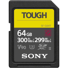 Sony SF-G64T 64GB UHS-II SD Tough G sērijas SD atmiņas karte