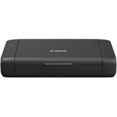 Canon PIXMA TR150 mobilais printeris (WiFi, mākonis, AirPrint, 4800 dpi x 1200 dpi, liela ātruma USB Type C, OLED displejs, tintes printeris), melns