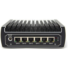 Protectli Vault FW6A - 6 Port, Firewall Micro Appliance/Mini PC - Intel Dual Core (Celeron 3865U), AES-NI, Barebone - Compatible with pfSense/OPNsense etc