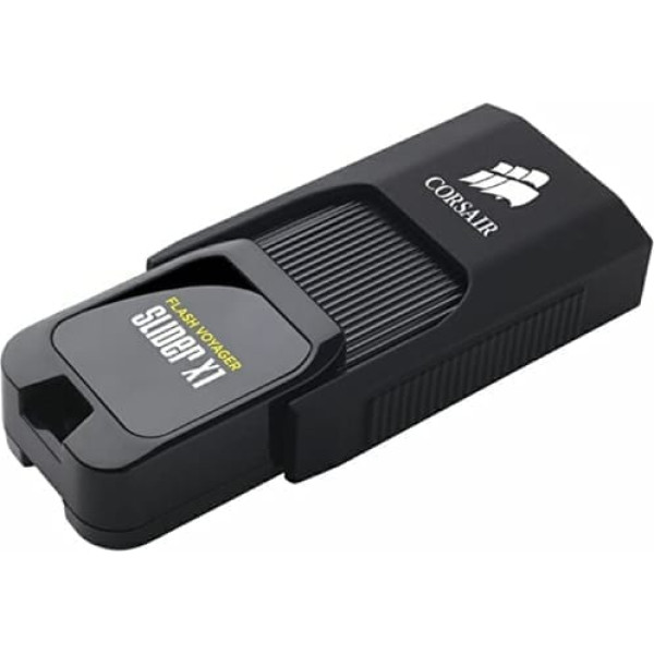 Corsair CMFSL3X1 Flash Voyager Slider X1 USB 3.0 Capless Sliding Flash Drive - 128 GB