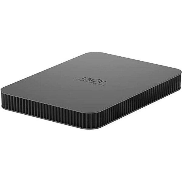 LaCie MOBILE DRIVE Secure 4TB pārnēsājams ārējais cietais disks 2,5 collu Mac un PC Space pelēks ar 2 gadu glābšanas pakalpojumu Modeļa Nr. STLR4000400