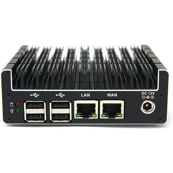 Protectli Vault FW2B — 2 portu, ugunsmūra mikroierīce/mini dators — Intel Dual Core, AES-NI, Barebone — savietojams ar pfSense/OPNsense