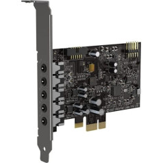 CREATIVE Sound Blaster Audigy Fx V2 jaunināma augstas izšķirtspējas iekšējā PCI-e skaņas karte ar diskrētu 5.1 skaņu un virtuālo telpisko skaņu, Scout režīmu, SmartComms komplektu personālajam datoram