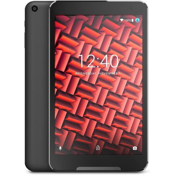 Energy Sistem Tablet 8" Max 3 (Xtreme Sound Speaker x 1W, 8" IPS HD, Android 7, 1GB/16GB, Quad Core, Dual Camera, GPS, Bluetooth 4.1, 3500 mAh, micro HDMI, FM Radio) - melns