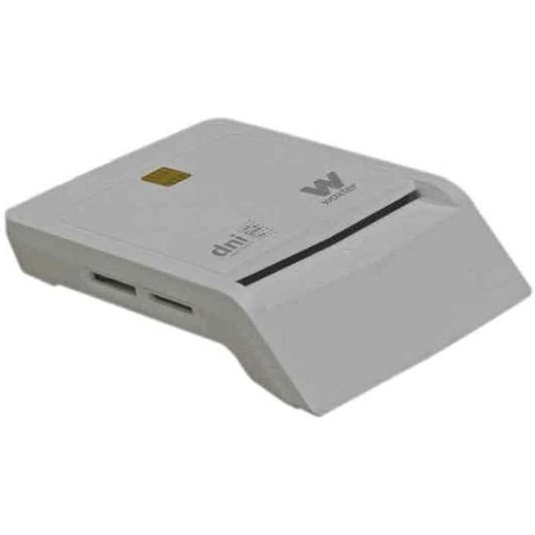 Woxter elektroniskais ID lasītājs Combo White — DNIe lasītājs, ID 3.0, SD kartes, MMC, MS, MSPro, XD, Micro SD utt. Savietojams ar PC un Mac