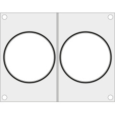 Formas matrica MCS metināšanas aparātiem diviem zupas traukiem, diam. 115 mm - Hendi 805497