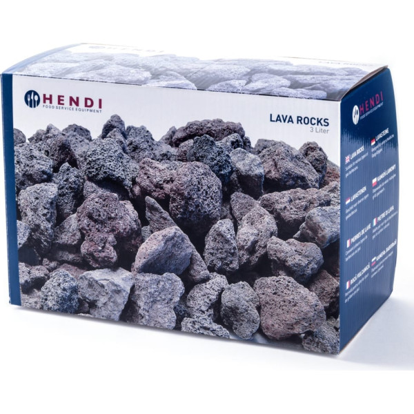 Lavas akmens gāzes grilam 3 kg - Hendi 152706