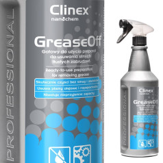 CLINEX GreaseOff 1L обезжириватель для удаления сильных жирных загрязнений