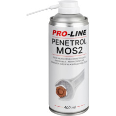 Spēcīgi iekļūstošs rūsas noņemšanas līdzeklis PENETROL MoS2 PRO-LINE aerosols 400ml