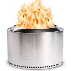 Solo Stove Yukon Fire Bowl - открытый камин из нержавеющей стали, бездымный - большая яма для костра для патио, сад - пожарная бочка, дровяная печь, корзи