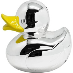 Edzard ED4053 Duck Piggy Bank Money Box Silver Plated Height Approx. 12 cm