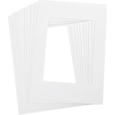 Donmills balts attēlu rāmis A3 attēlu rāmis A4 10 iepakojumu datorgrieztu kartīšu attēlu rāmis rāmja kartona foto rāmis