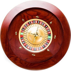 Brybelly Casino Grade Deluxe Wooden Roulette Wheel