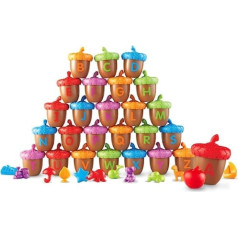 Mācību resursi Play Set Alfabēta ozolzīles