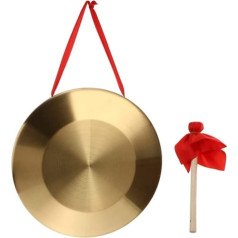 Gongs ar āmuru, Tam Tam Gong Tradicionālie ķīniešu sitamie instrumenti Vara dekoratīvais čauguns mājas birojam 32cm