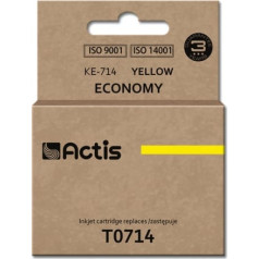 Actis ke-714 tinte (aizvietotājs epson t0714, t0894, t1004; standarta; 13,5 ml; dzeltena)