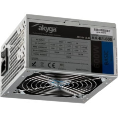 Akyga basic ak-b1-600 barošanas avots (600 w; pasīvs; 120 mm)