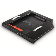 Action 2.5 inch ssd-hdd to dvd slot bezel, rss-cd09, 9.5mm led aluminum