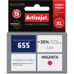 Activejet ah-655mr tinte (rezerves hp 655 cz111ae; premium; 12 ml; sarkana)