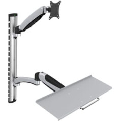 Digitus Single wall arm, 1xlcd + keyboard, max. 27 