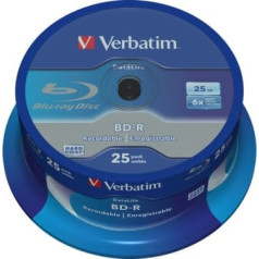 Verbatim 43837 bdr plate (25gb; 6x; 25gab; kūka)
