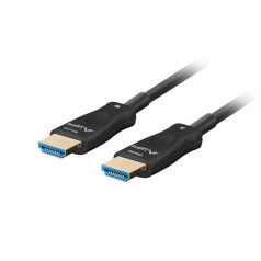 Lanberg kabelis hdmi m/m v2.1 30m 8k optiskais aoc ca-hdmi-30fb-0300-bk