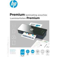 Hewlett-packard HP premium a4 laminēšanas maciņš, 80 mic, 100 gab.