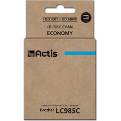 Actis kb-985c tinte (brother lc985c nomaiņa; standarta; 19,5 ml; zila)