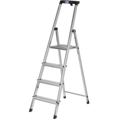 Safety free-standing ladder, 4 steps krause
