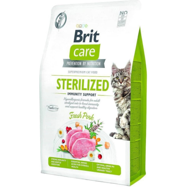 Brit care cat bezgraudu sterilizēta imunitāte 7kg