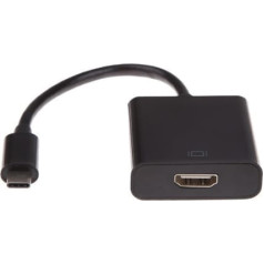 Gembird USB Type-C uz HDMI (F) adapteris melns