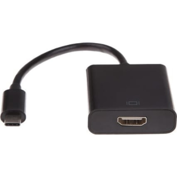 Gembird USB Type-C uz HDMI (F) adapteris melns