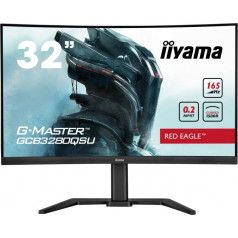 G-master 31,5 collu monitors gcb3280qsu-b1 va,qhd,165hz,1500r,0.2ms,2xhdmi,2xdp