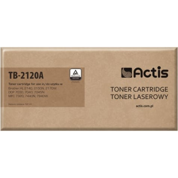 Actis tb-2120a toneris (brāļa TN-2120 nomaiņa; standarta; 2600 lapas; melns)