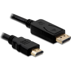 Delock DISPLAYPORT M->HDMI M 3M GOLD kabelis