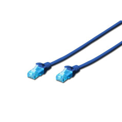 Patch cord u/utp cat.5e pvc 0,5m zils