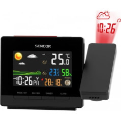 Sencor Meteoroloģiskā stacija ar sws 5400 projektoru pulksteni modinātāju