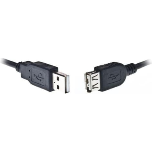 Gembird ccp-usb2-amaf-10 kabelis (usb 2.0 tips af - usb 2.0 type am; 3m; melns)