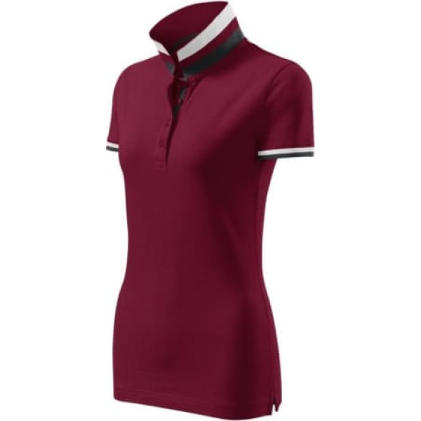 Malfini Collar Up polo krekls W MLI-25786 granāts / M